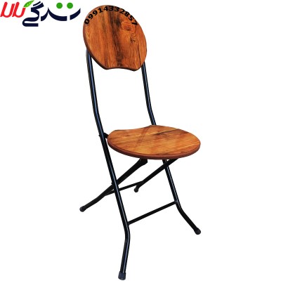 صندلی تاشو چوبی مدل سلطنتی سایز متوسط