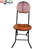 صندلی تاشو چوبی خانگی و مسافرتی سایز متوسط