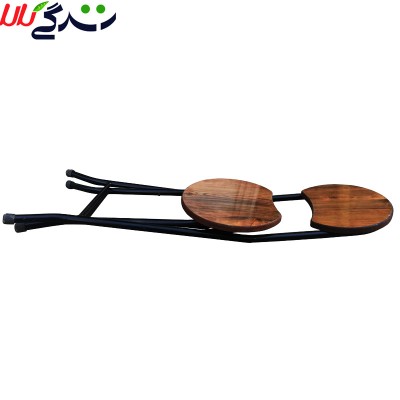 صندلی تاشو چوبی مدل سلطنتی سایز متوسط