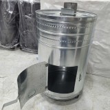 بخاری گرمایشی هیزمی استوانه ای ضد زنگ