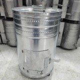 بخاری گرمایشی هیزمی استوانه ای ضد زنگ